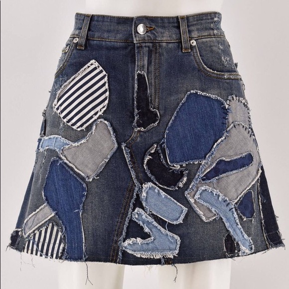 D&G patchwork denim skirt - Picture 1 of 3
